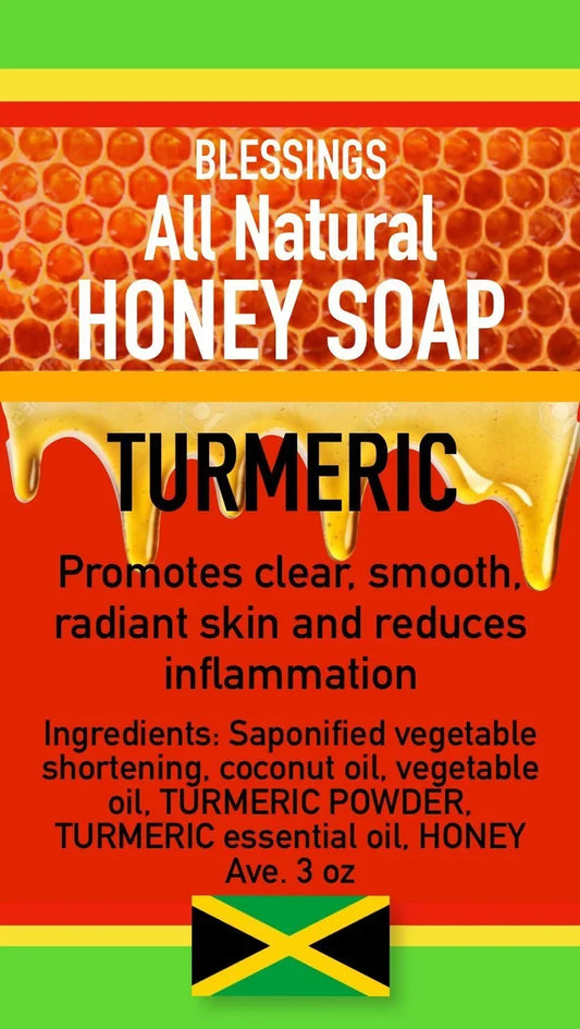 Honey Turmeric Soap – Clear, Radiant & Anti-Inflammatory Natural Bar