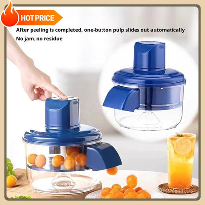 Electric Grape & Garlic Peeler Machine – Automatic Small Fruit Peeling Tool
