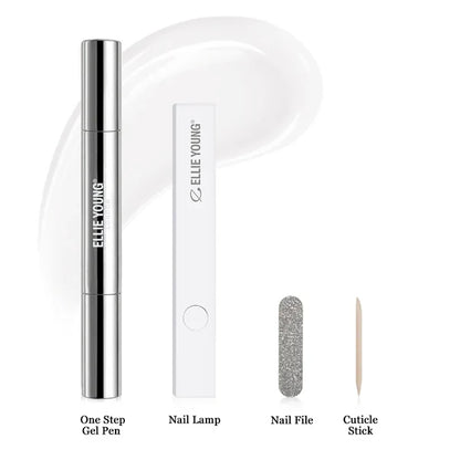 Pure Blanc | Pocket Salon™ One Step Gel Pen – All-in-One UV Gel Polish