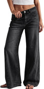 Trendy Queen Women's High Waisted Wide Leg Jeans – Barrel Baggy Pants