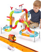 Hahaland 64-Piece Electric Train Set for Kids