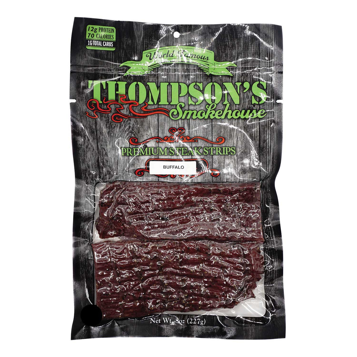 Thompson's Smokehouse Pepper Buffalo Jerky
