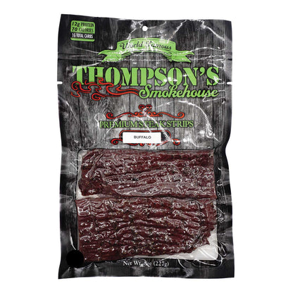 Thompson's Smokehouse Pepper Buffalo Jerky
