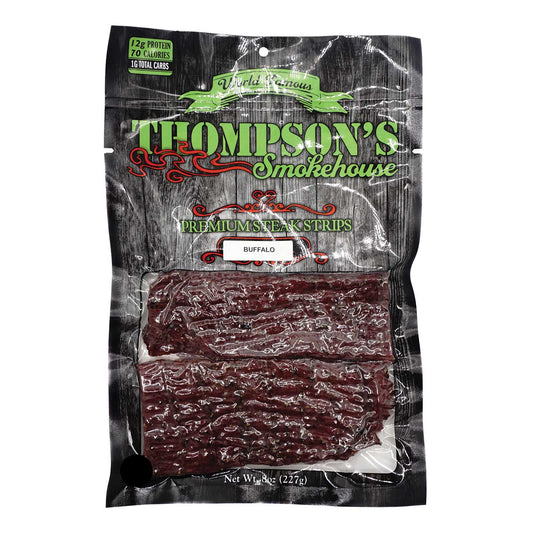 Thompson's Smokehouse Pepper Buffalo Jerky