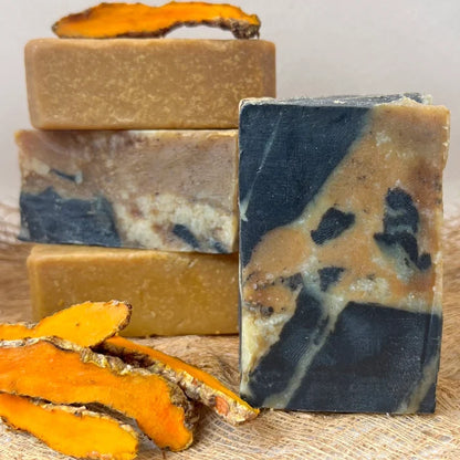 All in One Super Turmeric Soap – 4-in-1 Turmeric Blend Natural Bar