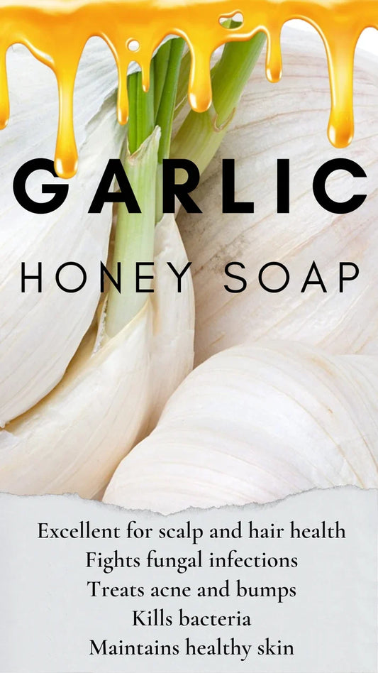 Honey Garlic Soap – Antibacterial & Antifungal Natural Bar