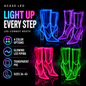 ACASE Rodeo LED Cowboy Boots – Light-Up Glowing LED Boots